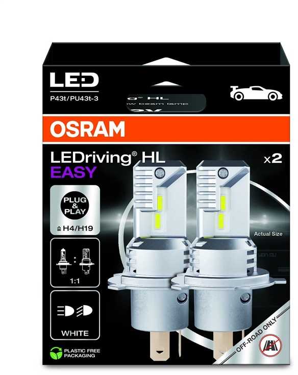 Osram LEMP AUT LED ORAM EASY H4/H19 12V