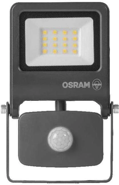 Osram 10W LED prožektorius ENDURA, tamsiai pilkas, 4000K, su judesio davikliu, IP44