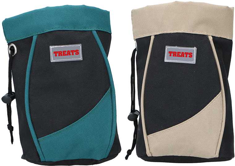 Other Brand Foldable Treat Pouch for Pets (Brown)