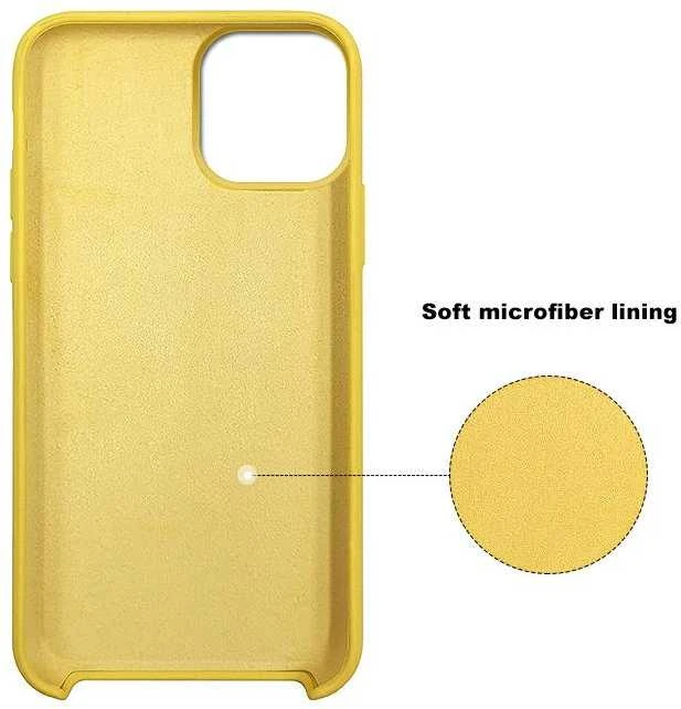 Dėklas SILICONE CASE SAMSUNG GALAXY S21 PLUS Geltonas