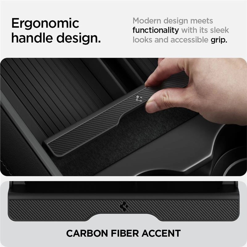Spigen Tesla centrinės konsolės organizatorius, juodas - Model Y/3