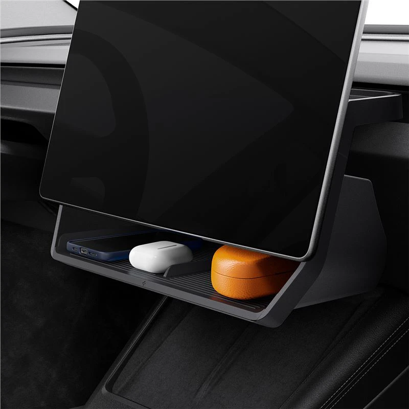 Spigen ekrano apačios laikymo organizatorius, juodas - Tesla Model 3 2024