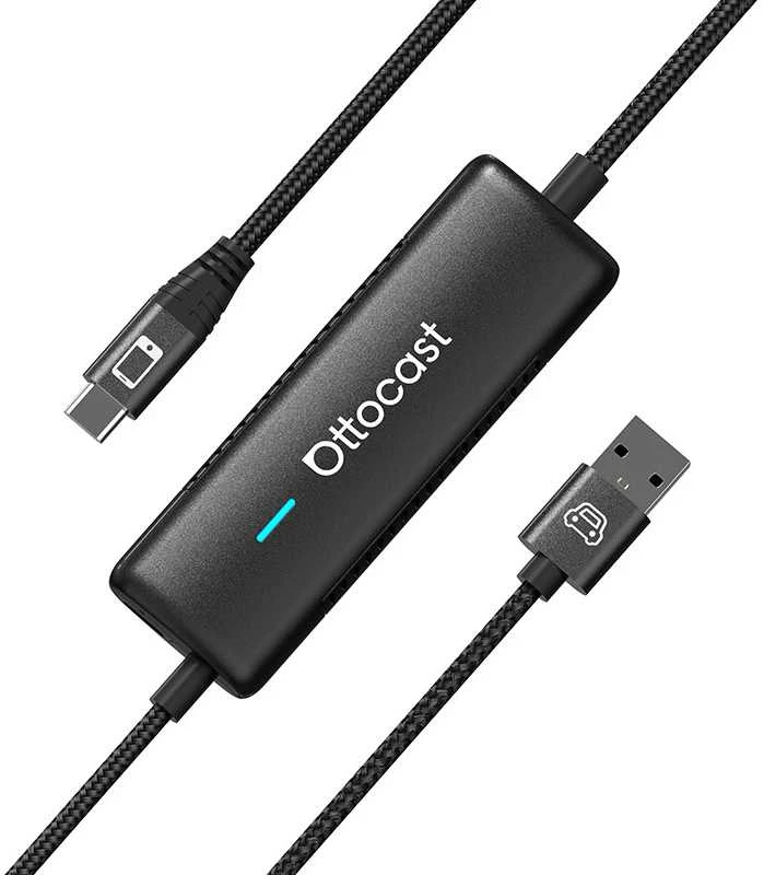 „Ottocast“ belaidis automobilio adapteris su „MirrorCast“