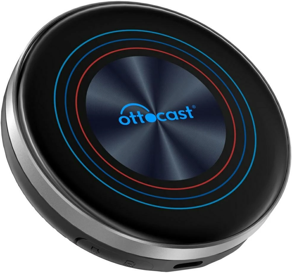 Automagnetola Ottocast PCS46-BM automobilinis adapteris OttoAibox i3 128GB Android daugialypės terpės dėžutė juodas