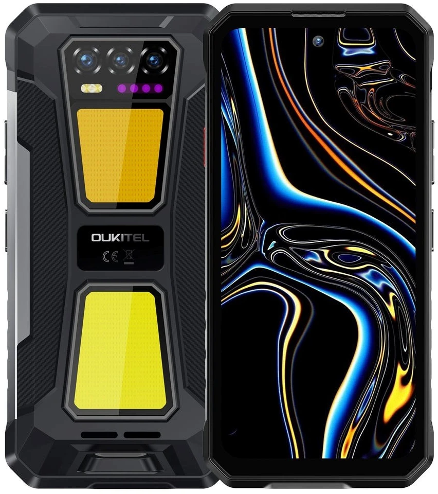 Oukitel WP58 Pro 6,7″ Išmanusis telefonas Dual SIM Android 15 5G USB Type-C 8 GB 512 GB 10000 mAh Juodas