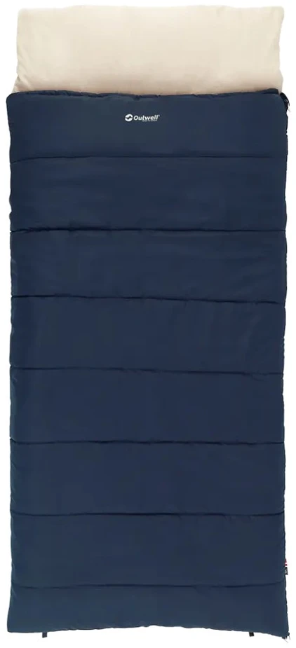 „Outwell Contour Lux XL“ | Miegmaišis | 220 x 105 cm | Dvipusis L formos atviras galas su automatiniu užraktu