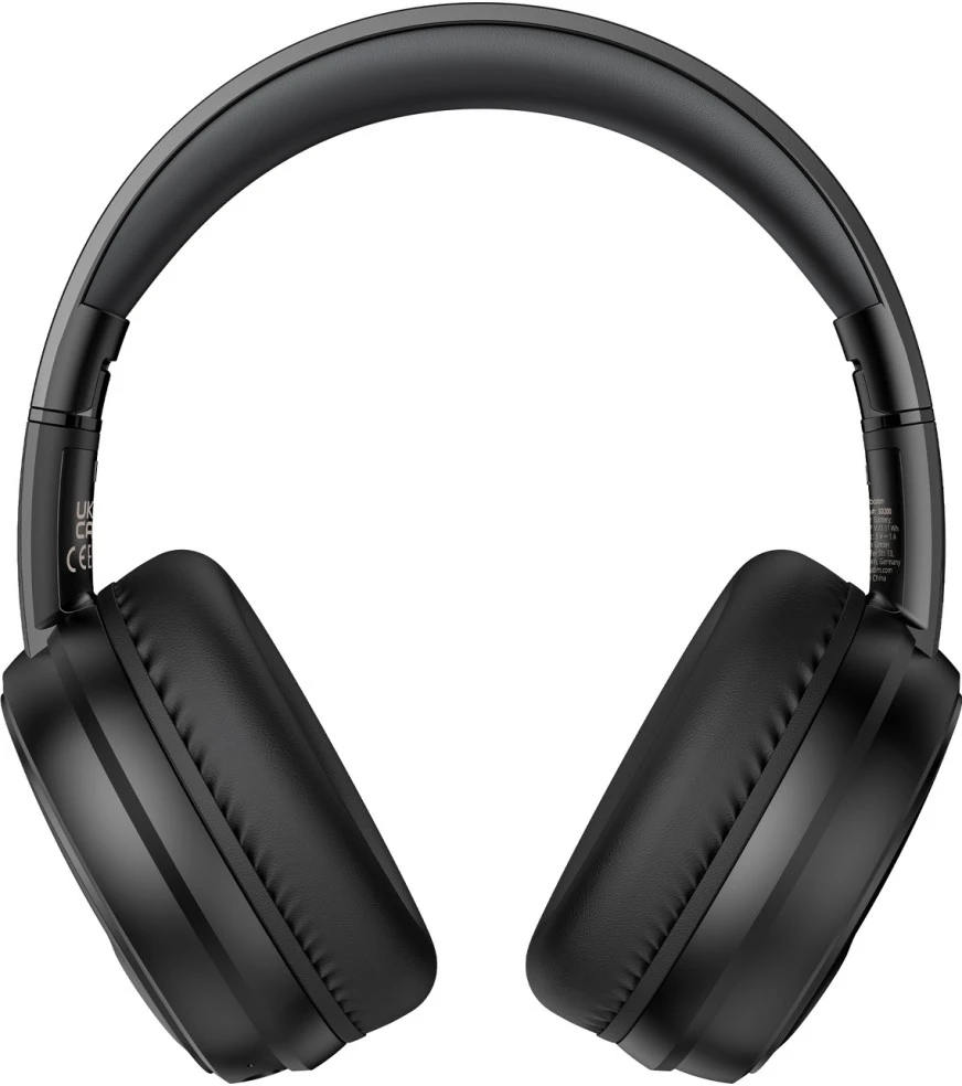 „Over-ear“ ausinės Verbatim belaidės TruSound Bluetooth ANC juodos 30200