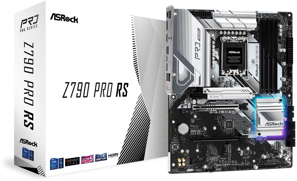 Pagrindinė plokštė ASRock Z790 Pro RS, LGA1700, ATX, DDR5