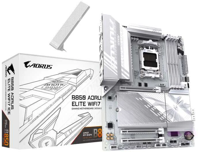 Pagrindinė plokštė GIGABYTE B850 AORUS ELITE WIFI7 ICE