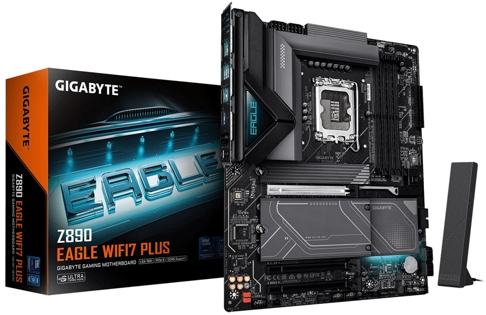 Pagrindinė plokštė GIGABYTE Z890 EAGLE WIFI7 PLUS Intel Z890 LGA 1851 (Socket V1) ATX