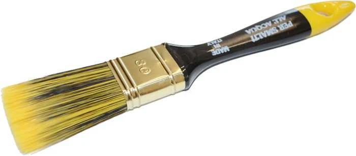 Painto BIENE 50mm dažymo teptukas su geltonais šereliais