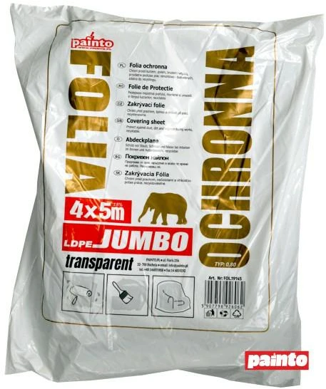 Painto FOLIA MALARSKA 4*5 JUMBO GRUBA TRANSPARENTNA