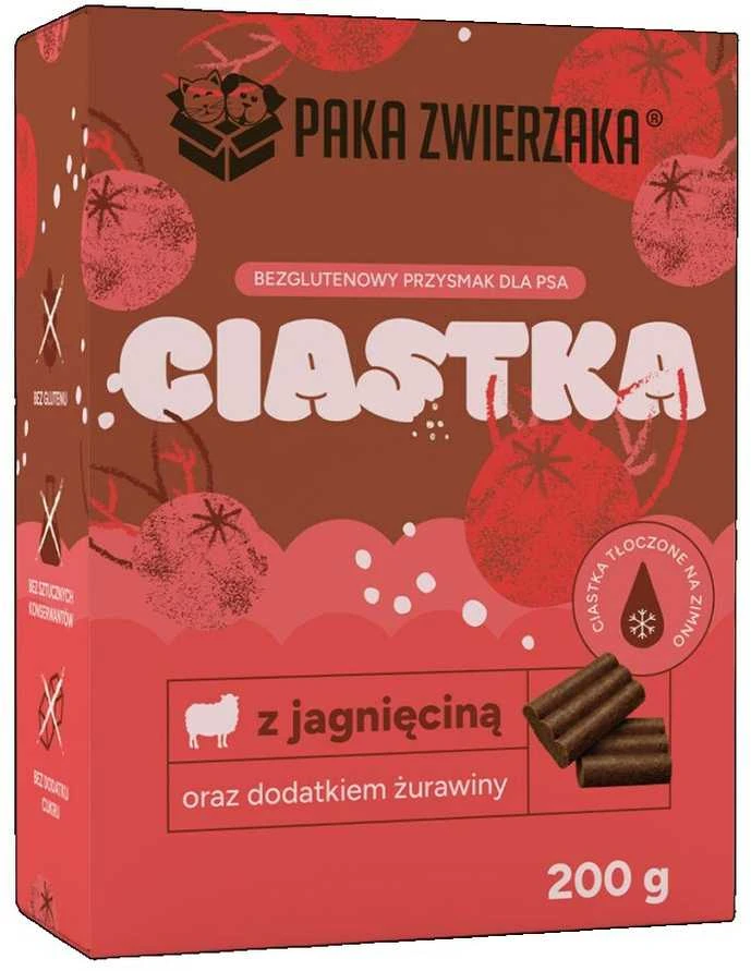 Šunų skanėstas - PAKA ZWIERZAKA Aviena su spanguolėmis 200g Be grūdų Be glitimo