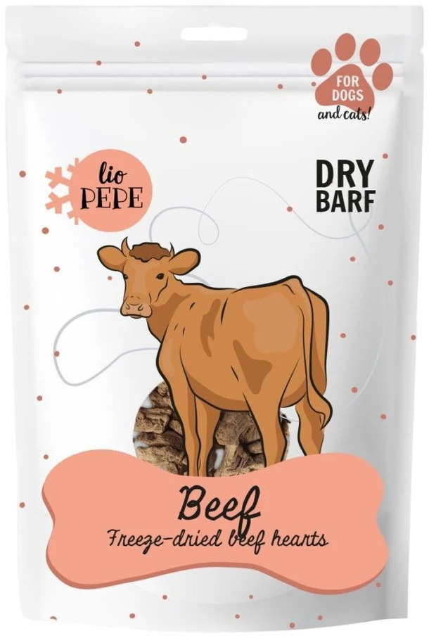 PAKA ZWIERZAKA Lio Pepe Beef Mono – skanėstas šunims ir katėms – 60g