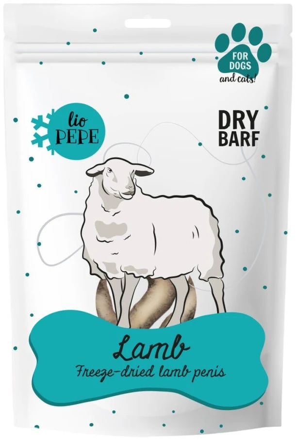 PAKA ZWIERZAKA Lio Pepe Lamb penis Mono – skanėstas šunims ir katėms – 60g