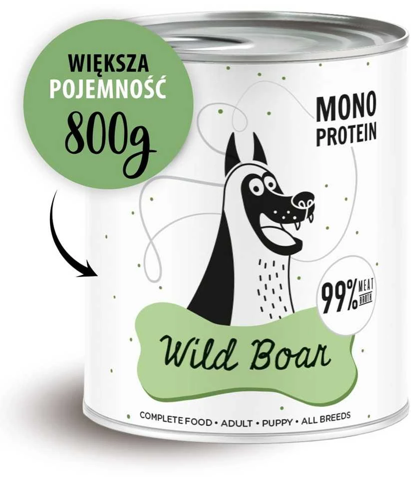Šunų Maistas - PAKA ZWIERZAKA Pepe Šerniena Drėgnas Maistas 800g Be Glitimo