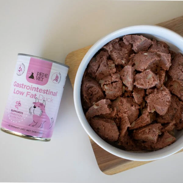 PAKA ZWIERZAKA Pepe Vet Gastrointestinal Low fat antiena – drėgnas ėdalas šunims – 400g