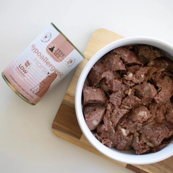PAKA ZWIERZAKA Pepe Vet Hypoallergenic Horse – drėgnas ėdalas šunims – 400g
