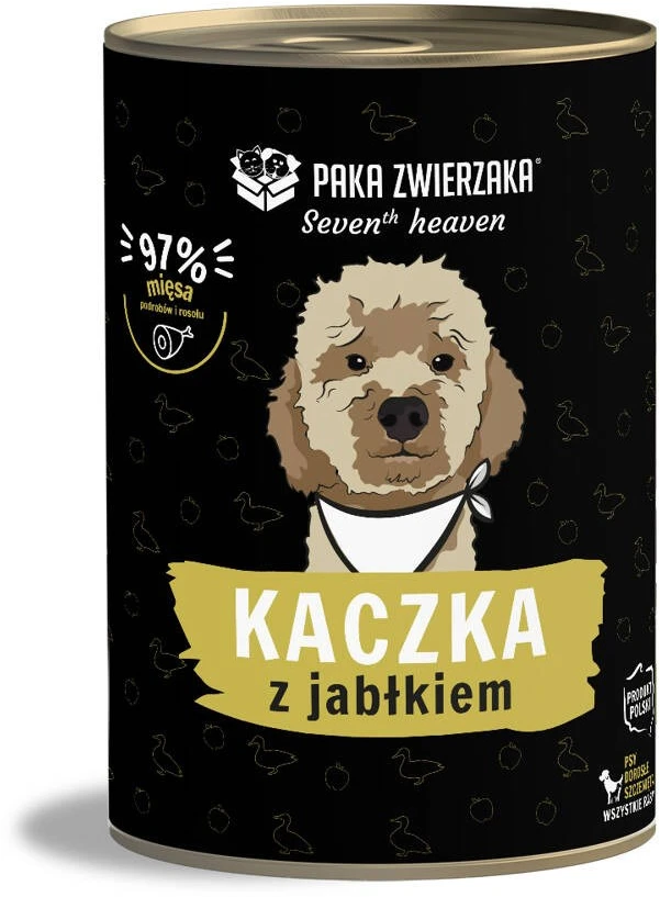 Šunų Maistas - PAKA ZWIERZAKA Septinto Dangaus Antiena su Obuoliu 400g Be Glitimo