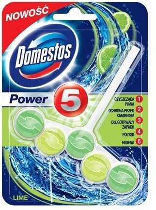 WC valiklis DOMESTOS Power 5, Lime, 55 g