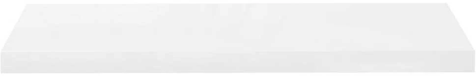 Pakabinamos lentynos, 4vnt., baltos, 80x23,5x3,8cm, MDF