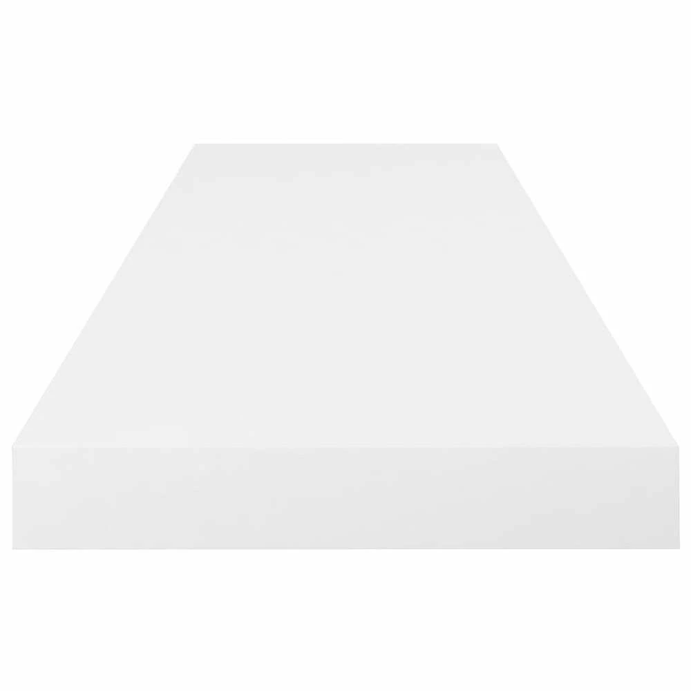 Pakabinamos lentynos, 4vnt., baltos, 80x23,5x3,8cm, MDF