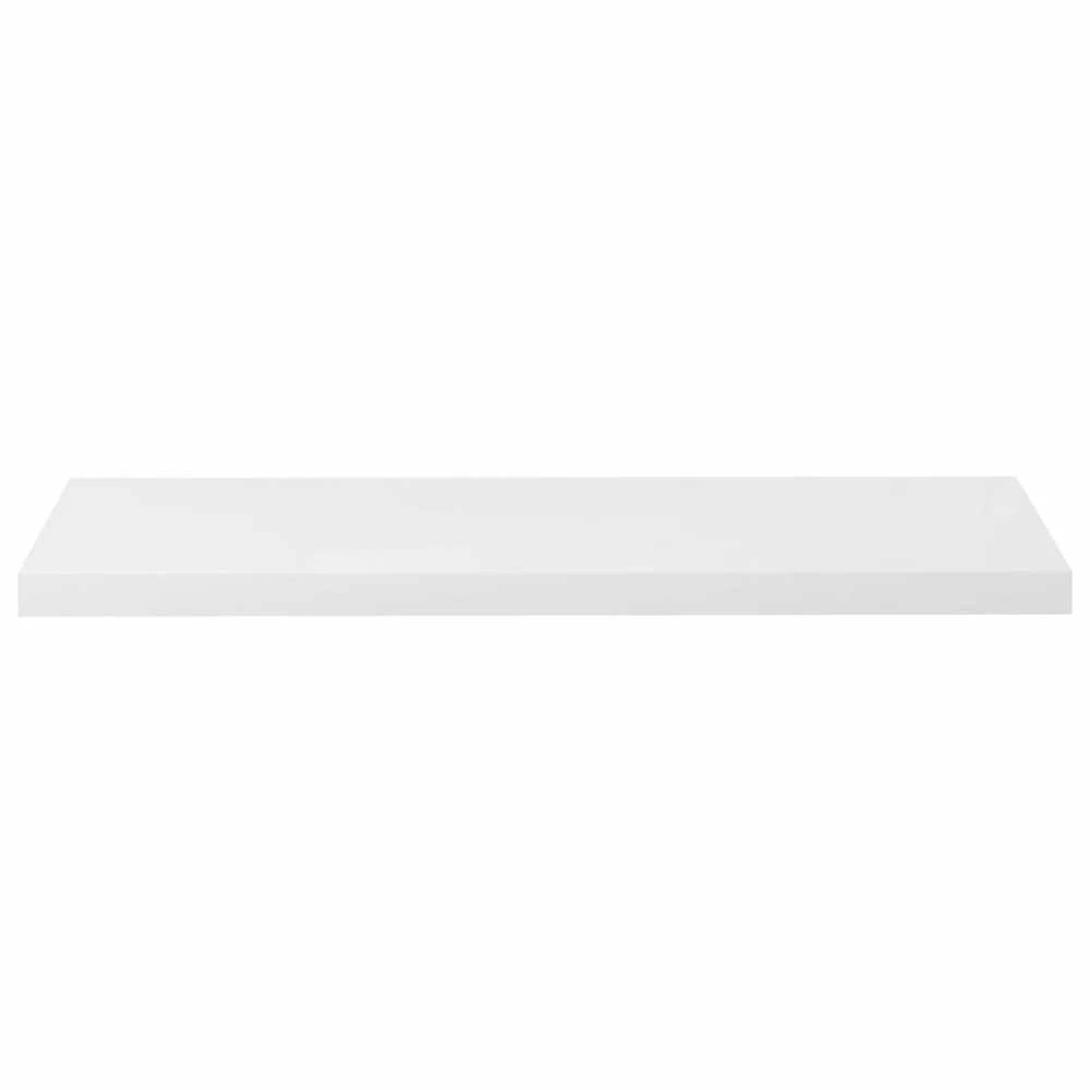 Pakabinamos lentynos, 4vnt., baltos, 90x23,5x3,8cm, MDF