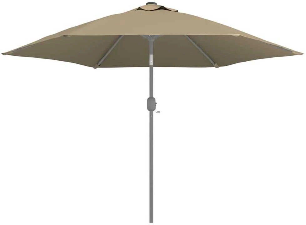 Pakaitinis audinys lauko skėčiui nuo saulės, taupe, 300cm