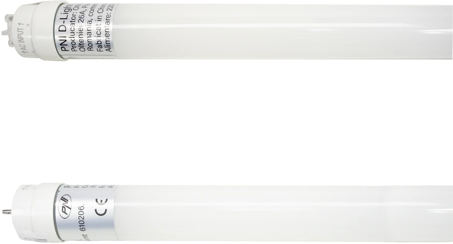 Pakuotė 30bc LED vamzdis PNI D-Light T8 18W stiklinis, ilgis 120cm, 1850lm