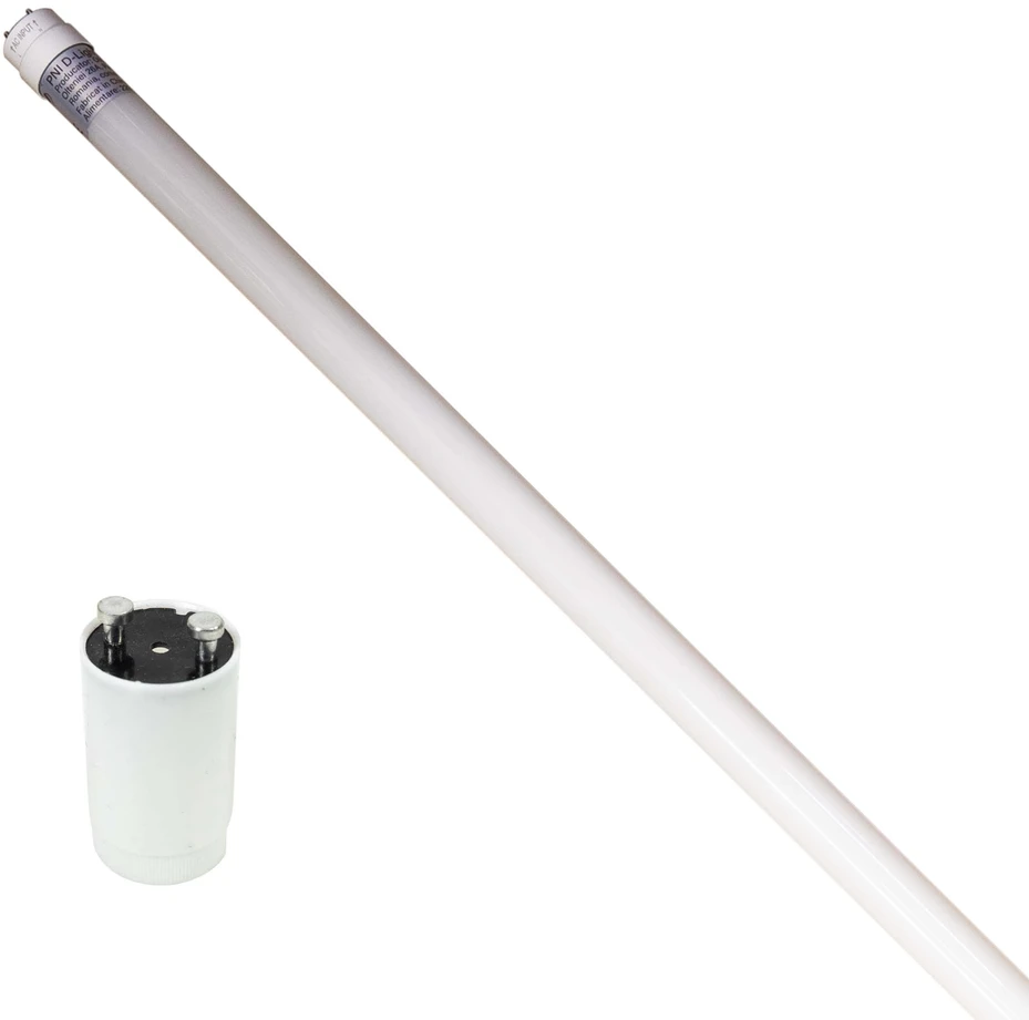Pakuotė 30bc LED vamzdis PNI D-Light T8 18W stiklinis, ilgis 120cm, 1850lm