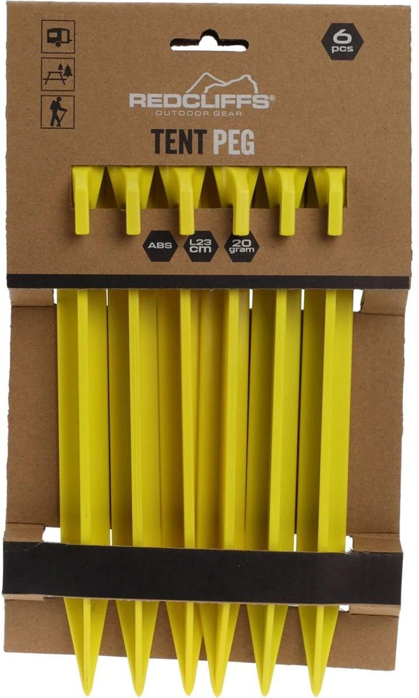 Palapinių kuolai 23 cm plastikiniai Redcliffs