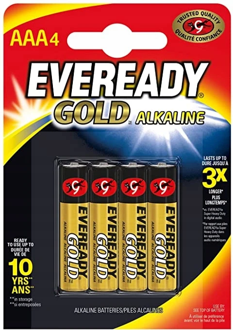 Energizer Panasonic EVEREADY ŠARMINĖ BATERIJA GOLD LR03/4BP
