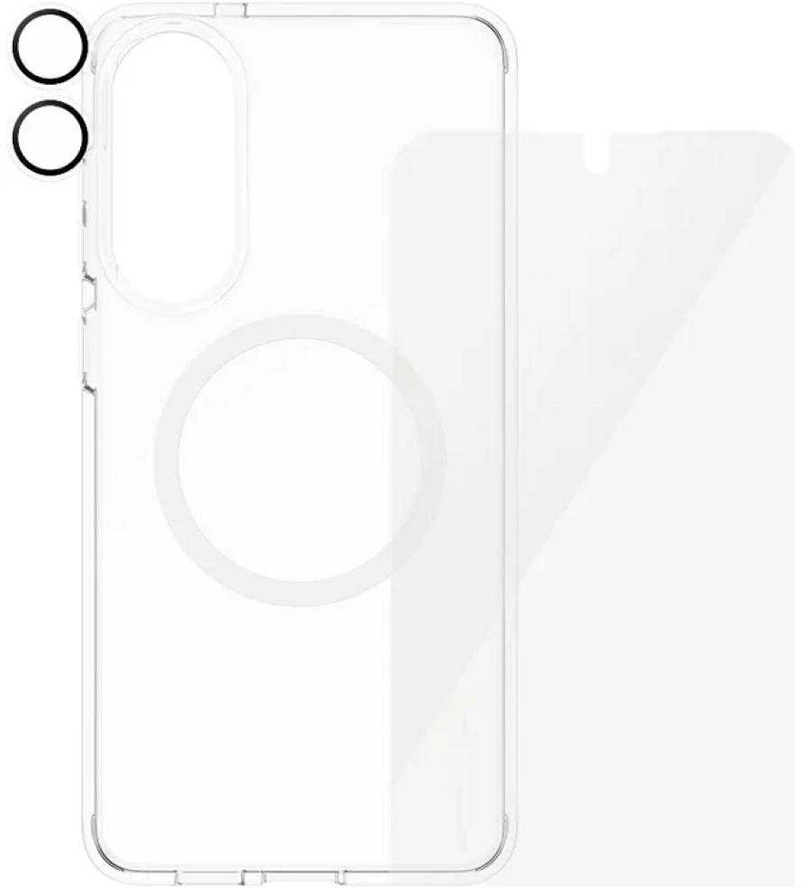 Panzer Glass Apsauginis rinkinys CARE by PanzerGlass Flagship 3in1 Dėklas+Apsauginis stiklas+Kameros lešio apsauga skirta Samsung Galaxy S25 Edge