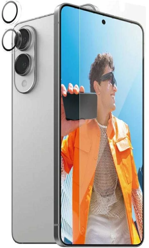 Panzer Glass Apsauginis rinkinys PanzerGlass Hoops+UWF 2in1 apsauginis stiklas+Kameros lešio apsauga skirta Samsung Galaxy S25 Edge