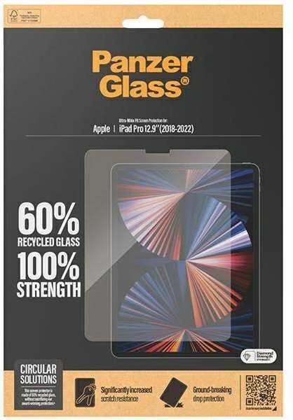 Panzer Glass PanzerGlass Ultra-Wide Fit | 2845 | 12,9" | Ekrano apsauga | Skaidri
