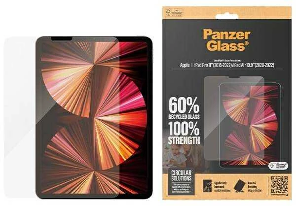 Panzer Glass PanzerGlass 10,9" | Itin platus ekrano apsauginis sluoksnis | Ipad Pro 11'' 2018-2022 / Ipad Air 10,9'' 2020-2022 | Skaidrus