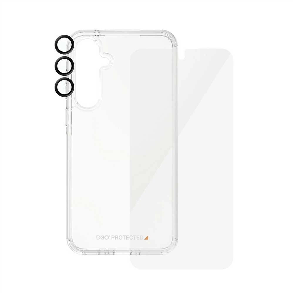 „Panzer Glass“ „Samsung Galaxy A35 5G“ itin plataus diagonalo „EasyAligner“ dėklas, pagamintas „PanzerGlass“