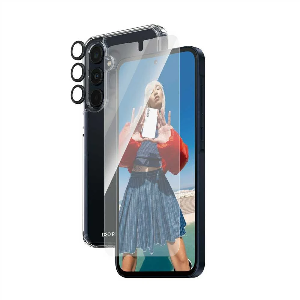 „Panzer Glass“ „Samsung Galaxy A35 5G“ itin plataus diagonalo „EasyAligner“ dėklas, pagamintas „PanzerGlass“