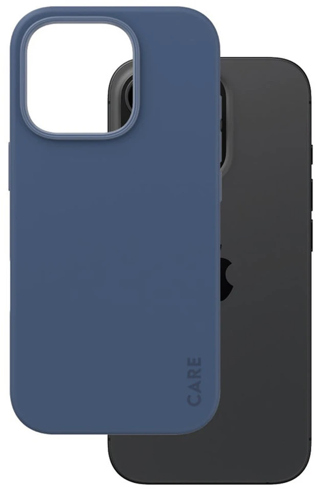 Dėklas Panzer Glass CARE by PanzerGlass Fashion galinis dangtelis MagSafe, skirtas iPhone 16 Pro – mėlynas