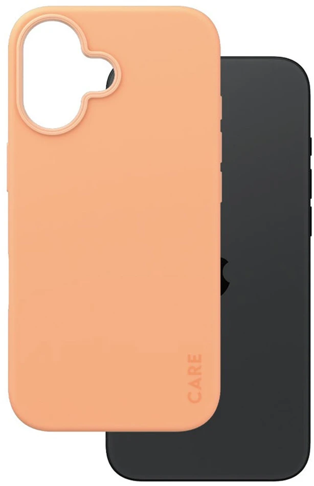 Panzer Glass CARE by PanzerGlass Fashion galinis dėklas MagSafe, skirtas iPhone 16 – Peachy