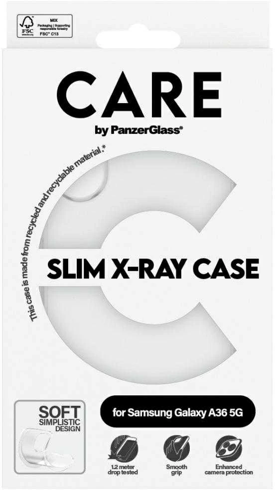 Panzer Glass CARE by PanzerGlass Fashion X-Ray Samsung Galaxy A36 5G dėklas telefonui skaidrus