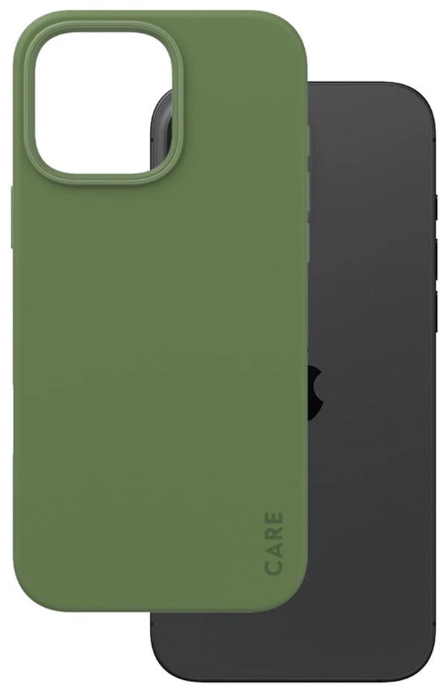 Dėklas Panzer Glass CARE by PanzerGlass Fashion galinis dangtelis MagSafe, skirtas iPhone 16 Pro Max – žalias