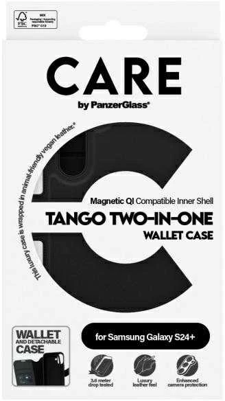 Panzer Glass CARE by PanzerGlass Feature Tango 2in1 Wallet Samsung Galaxy S24 Plus dėklas telefonui juodos spalvos 1164