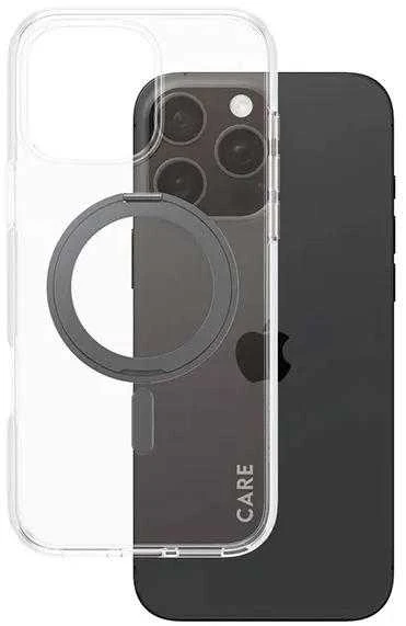 Panzer Glass CARE by PanzerGlass Feature Kickstand Case Apple iPhone 16 Pro Max 6.9" dėklas telefonui juodos spalvos/dėklas telefonui juodos spalvos MagSafe 1324