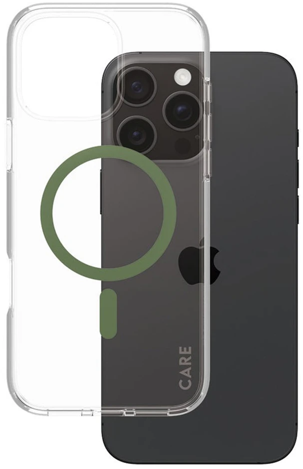 Panzer Glass CARE by PanzerGlass Urban Combat dėklas su MagSafe, skirtas iPhone 16 Pro Max – žalias