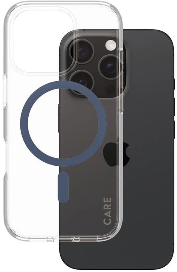 Panzer Glass CARE by PanzerGlass Urban Combat dėklas su MagSafe, skirtas iPhone 16 Pro – Mėlynas