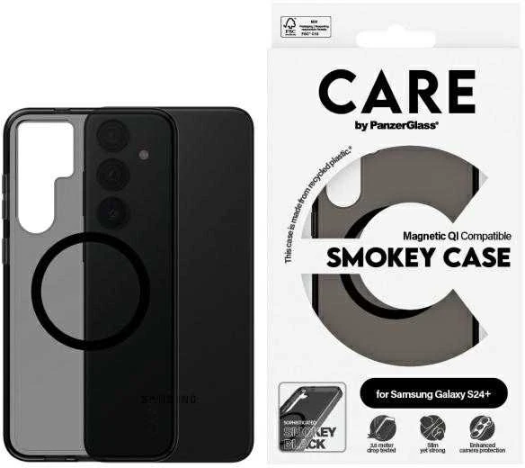Panzer Glass CARE by PanzerGlass Flagship QI Case Samsung Galaxy S24 Plus dėklas telefonui pilkos spalvos 1157