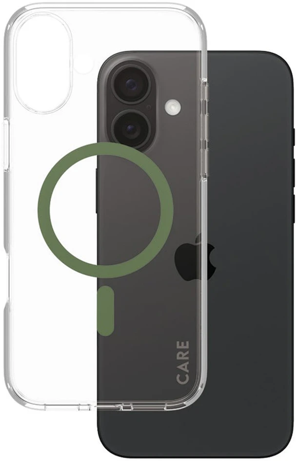 Panzer Glass CARE by PanzerGlass Urban Combat dėklas su MagSafe, skirtas iPhone 16 Plus – žalias