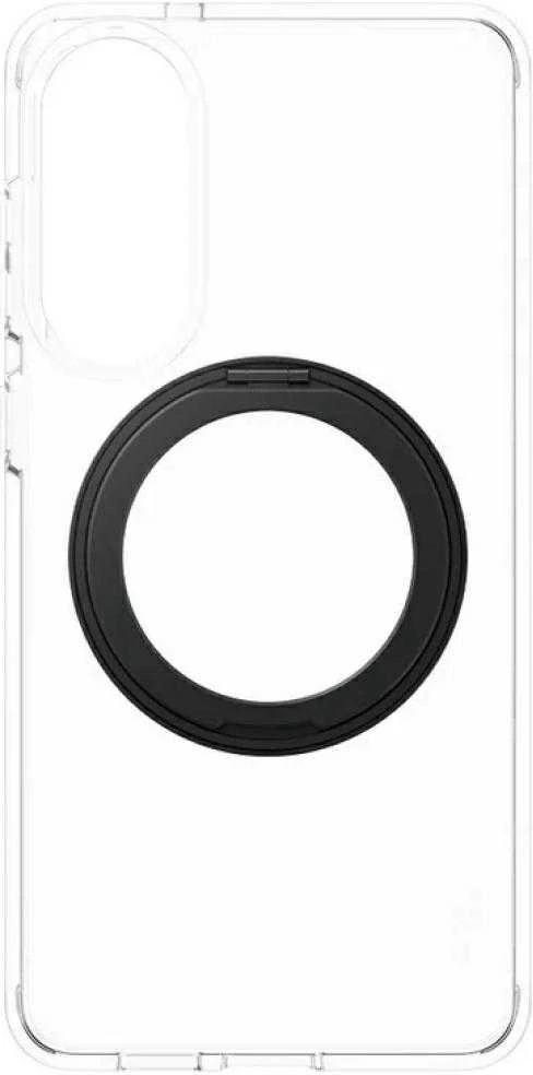 Panzer Glass Dėklas CARE by PanzerGlass Feature Juodas Kickstand & QI skirta Samsung Galaxy S25 Edge skaidrus