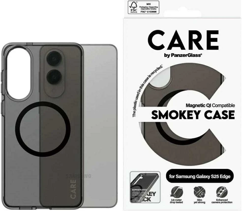 Panzer Glass Dėklas CARE by PanzerGlass Flagship Urban Combat Juodas QI skirta Samsung Galaxy S25 Edge
